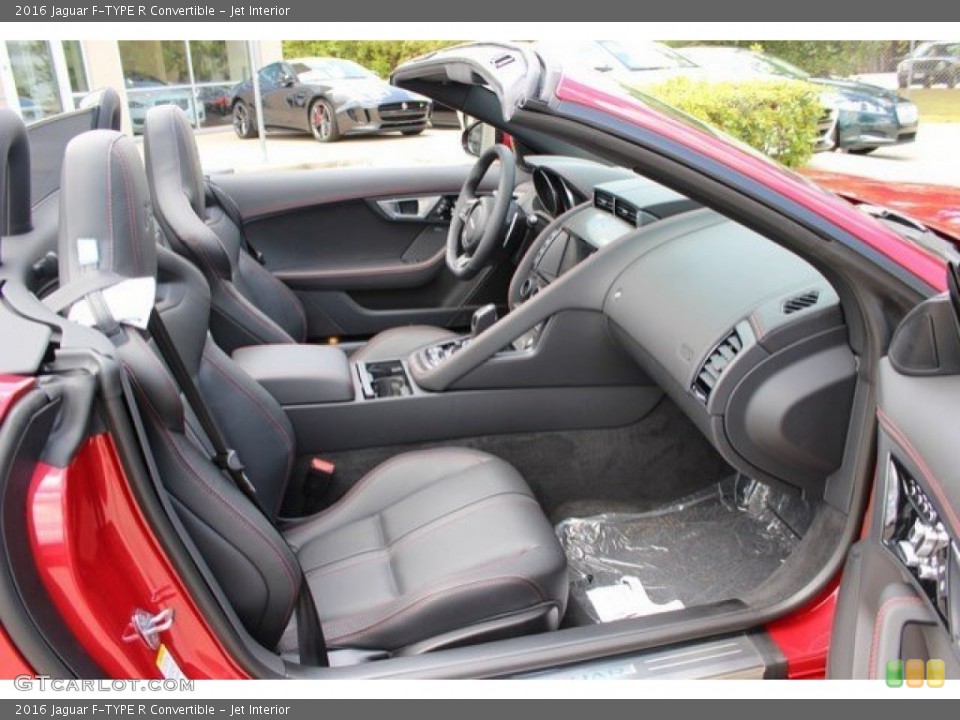 Jet Interior Front Seat for the 2016 Jaguar F-TYPE R Convertible #106195183