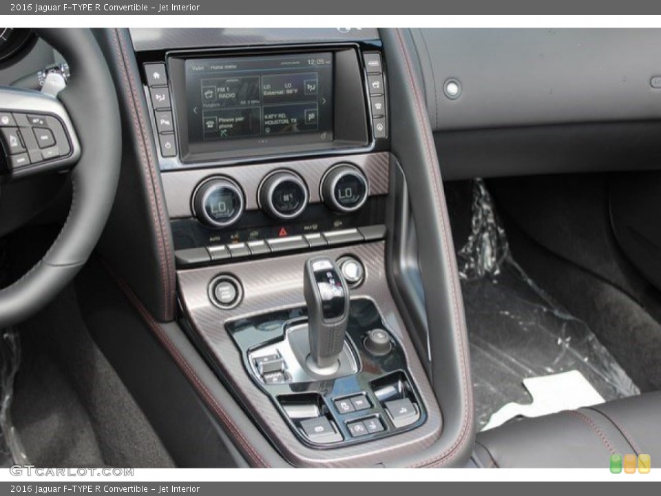 Jet Interior Controls for the 2016 Jaguar F-TYPE R Convertible #106195408