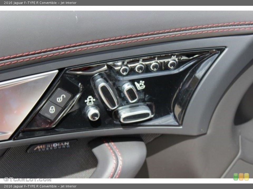 Jet Interior Controls for the 2016 Jaguar F-TYPE R Convertible #106195438