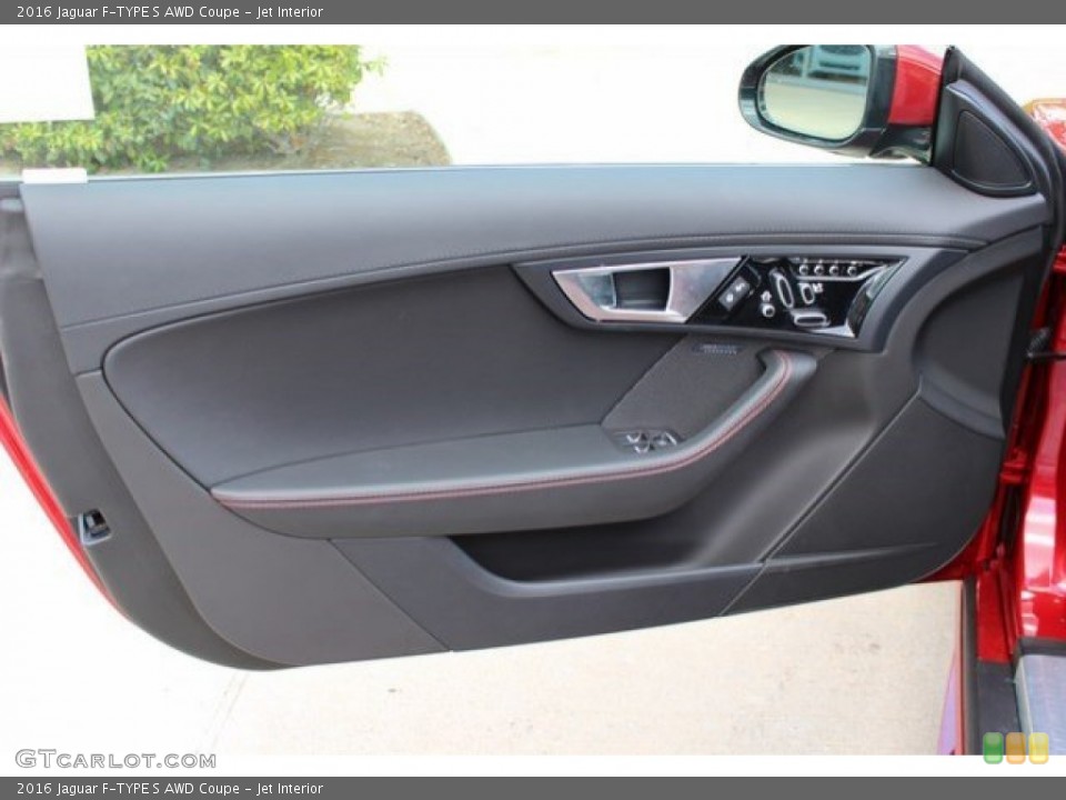 Jet Interior Door Panel for the 2016 Jaguar F-TYPE S AWD Coupe #106195777