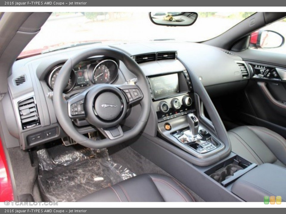 Jet Interior Photo for the 2016 Jaguar F-TYPE S AWD Coupe #106195817