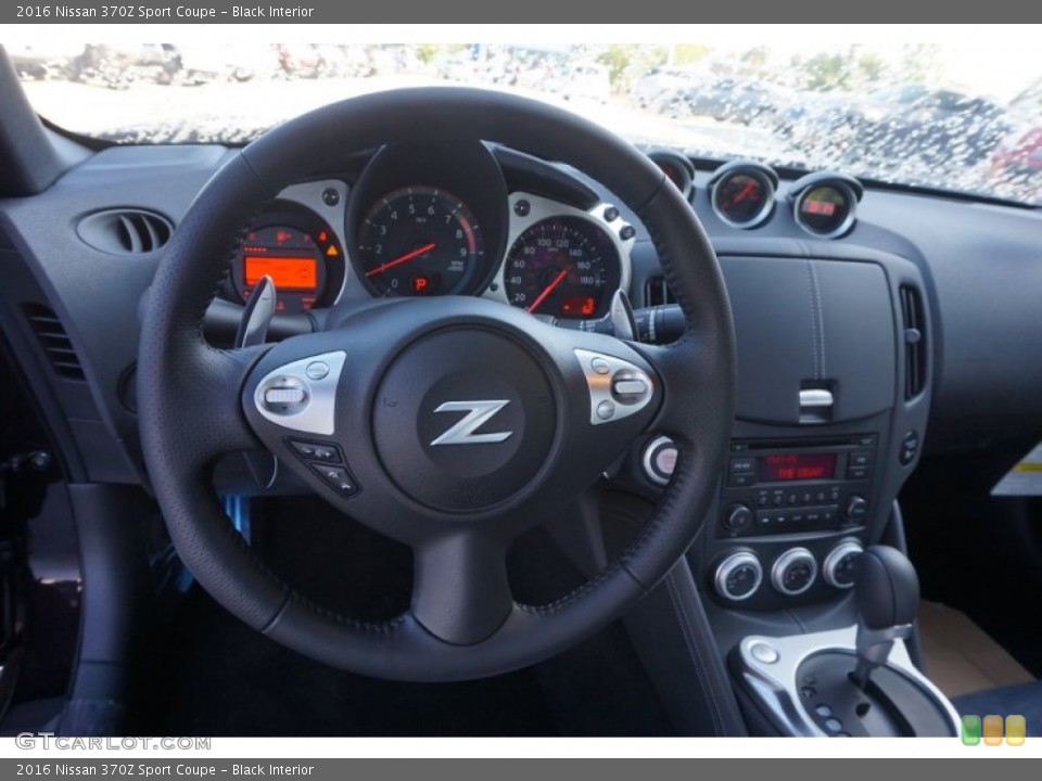 Black Interior Dashboard for the 2016 Nissan 370Z Sport Coupe #106198381