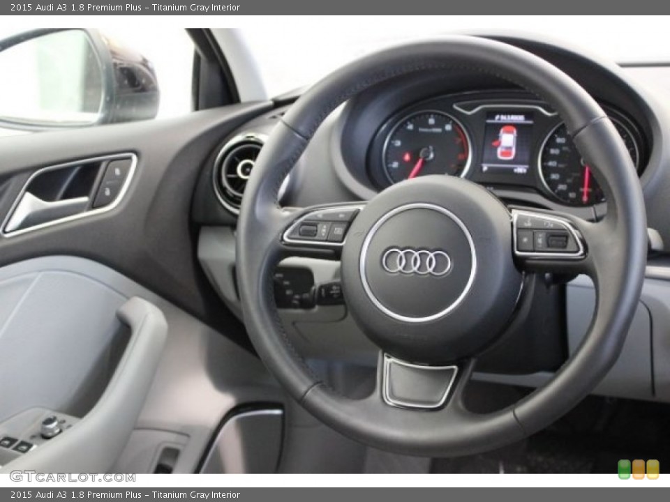 Titanium Gray Interior Steering Wheel for the 2015 Audi A3 1.8 Premium Plus #106208482