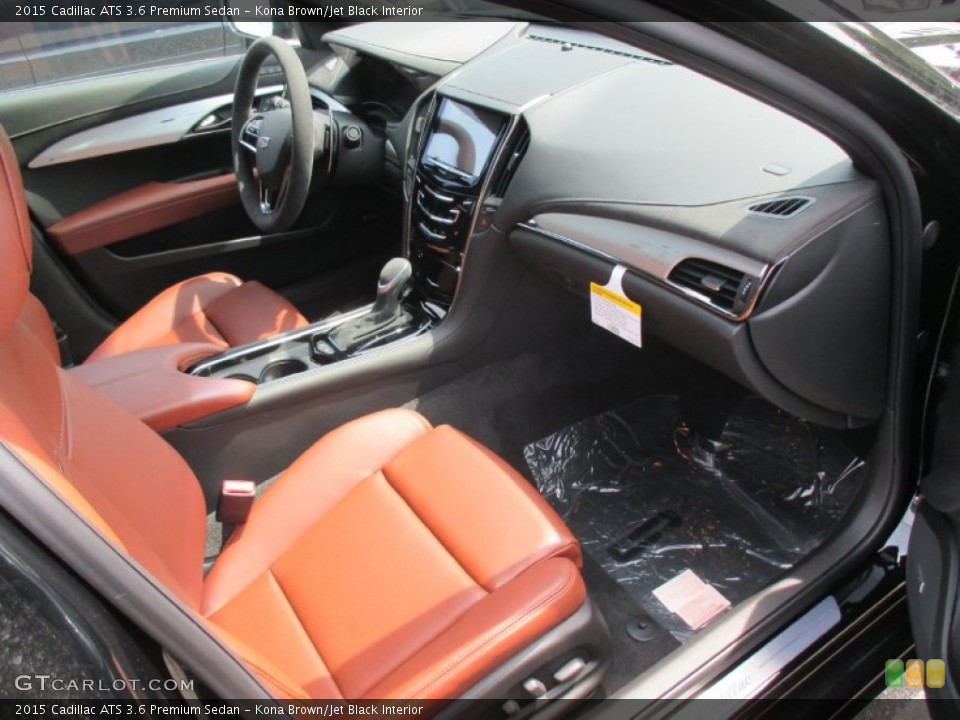 Kona Brown/Jet Black Interior Photo for the 2015 Cadillac ATS 3.6 Premium Sedan #106211527