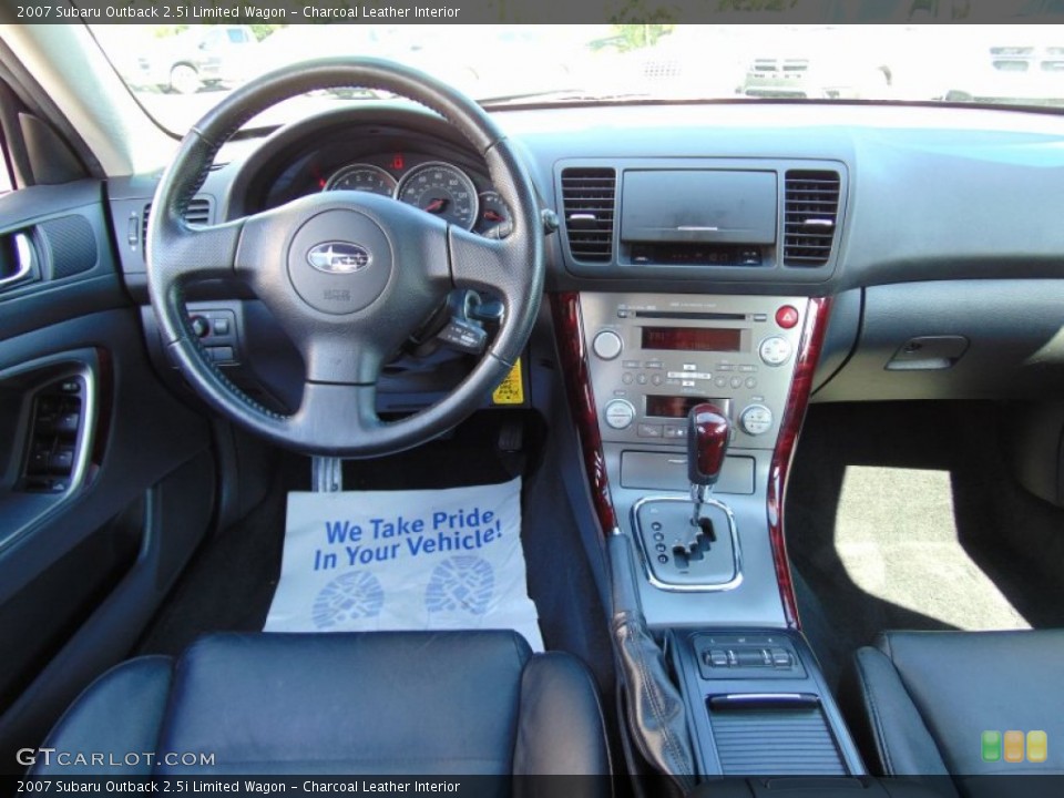 Charcoal Leather Interior Dashboard for the 2007 Subaru Outback 2.5i Limited Wagon #106221637
