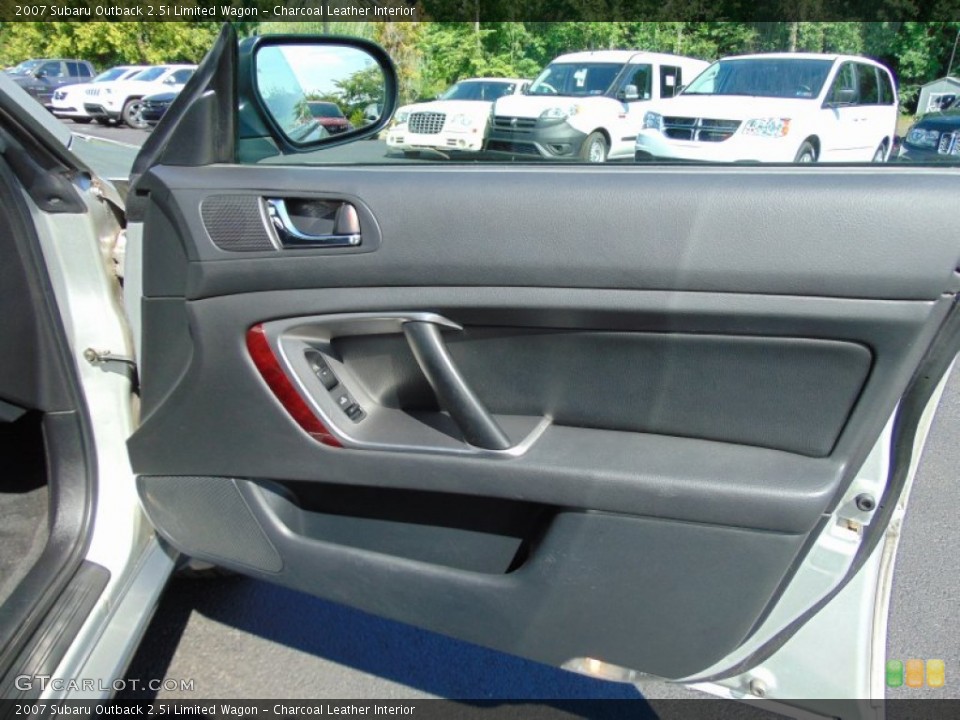 Charcoal Leather Interior Door Panel for the 2007 Subaru Outback 2.5i Limited Wagon #106221658