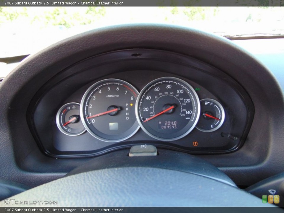 Charcoal Leather Interior Gauges for the 2007 Subaru Outback 2.5i Limited Wagon #106222144