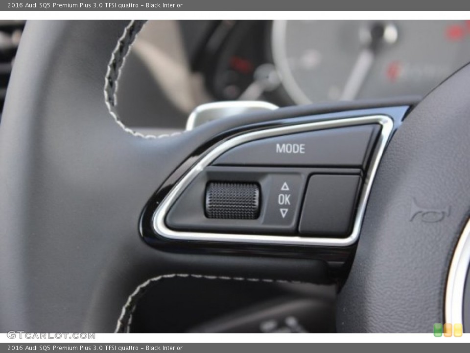Black Interior Controls for the 2016 Audi SQ5 Premium Plus 3.0 TFSI quattro #106222777
