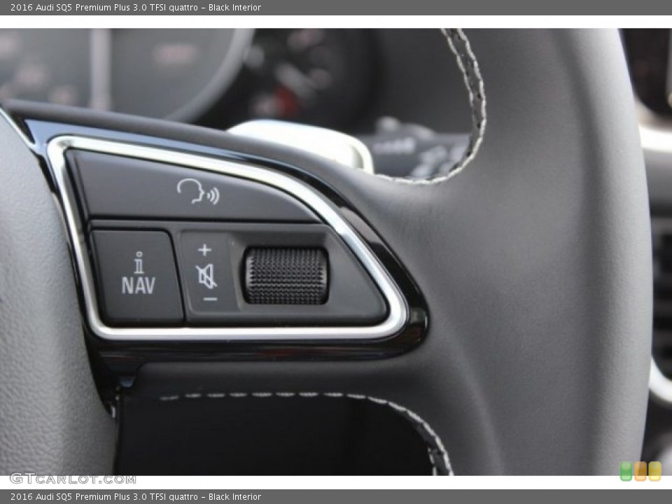 Black Interior Controls for the 2016 Audi SQ5 Premium Plus 3.0 TFSI quattro #106222792