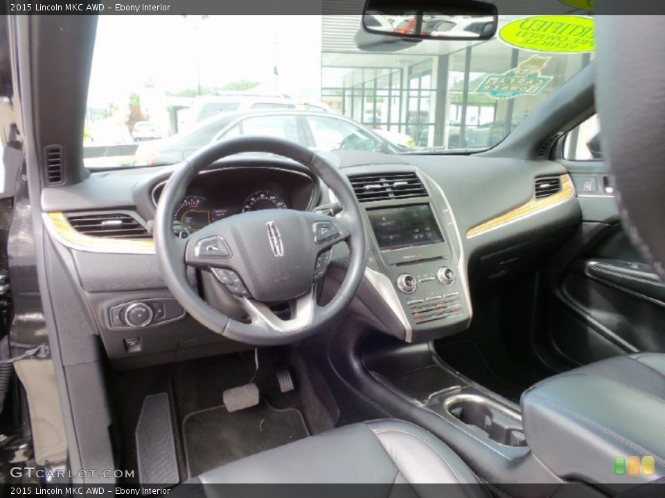 Ebony Interior Photo for the 2015 Lincoln MKC AWD #106227301