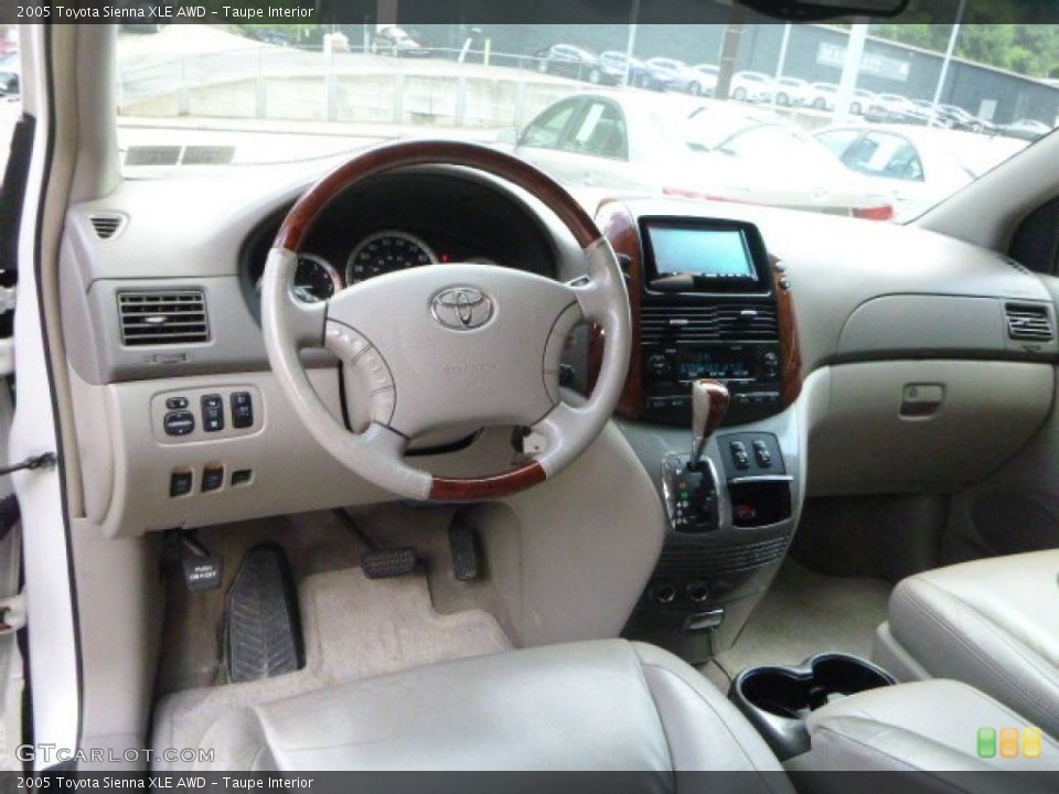 Taupe Interior Photo for the 2005 Toyota Sienna XLE AWD #106228528