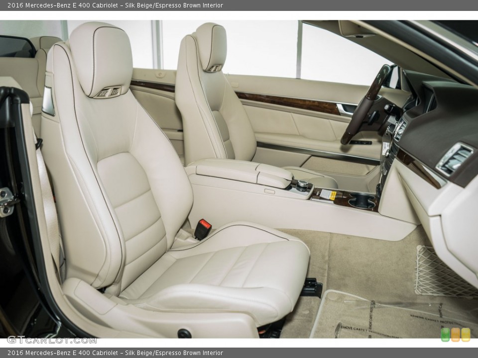 Silk Beige/Espresso Brown Interior Photo for the 2016 Mercedes-Benz E 400 Cabriolet #106232482