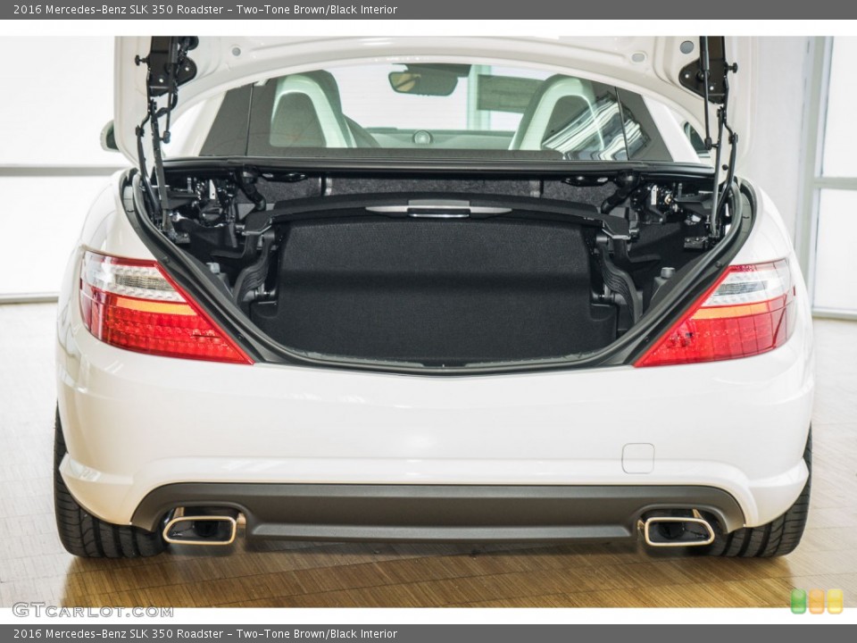 Two-Tone Brown/Black Interior Trunk for the 2016 Mercedes-Benz SLK 350 Roadster #106232713