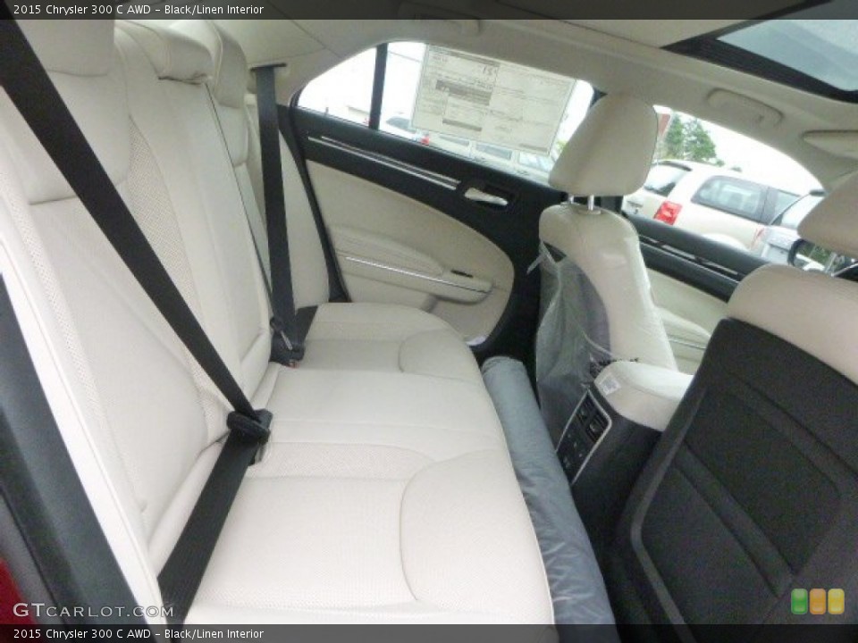 Black/Linen Interior Rear Seat for the 2015 Chrysler 300 C AWD #106234720