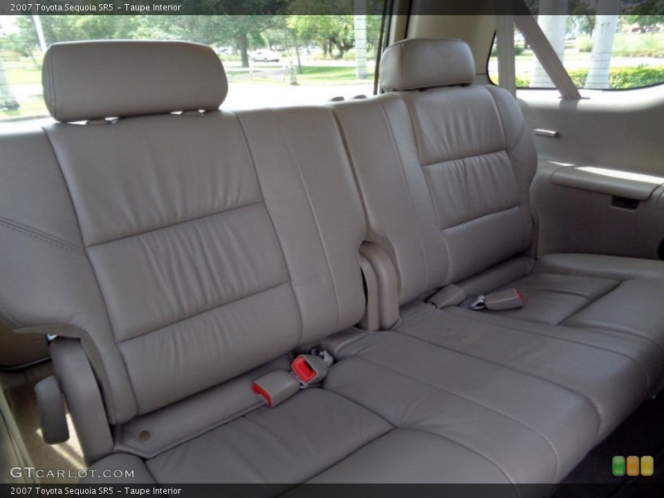 Taupe Interior Rear Seat for the 2007 Toyota Sequoia SR5 #106235410