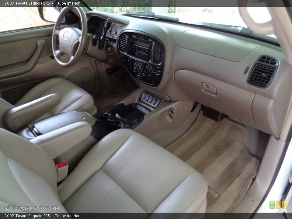 Taupe Interior Photo for the 2007 Toyota Sequoia SR5 #106235422