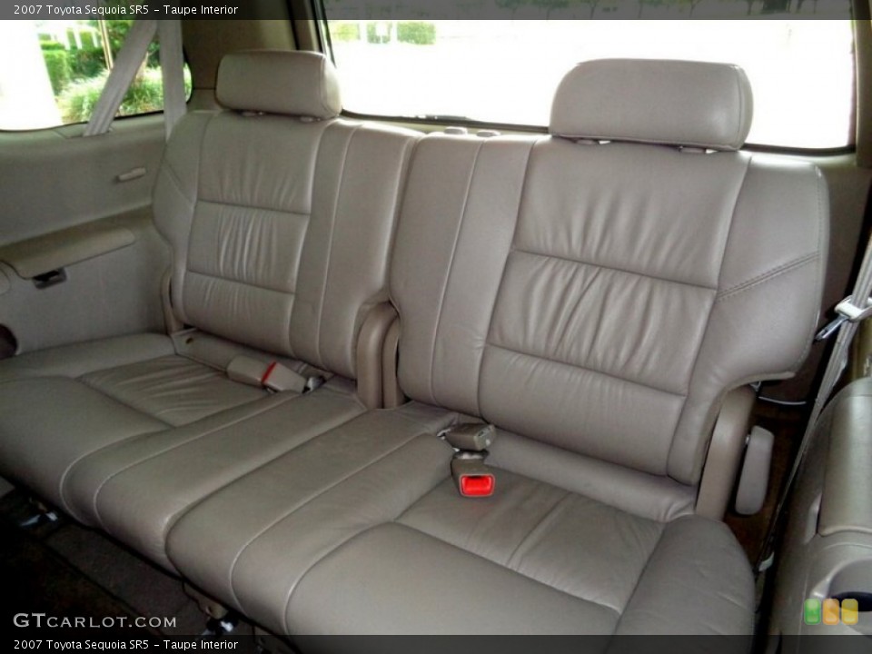 Taupe Interior Rear Seat for the 2007 Toyota Sequoia SR5 #106235449