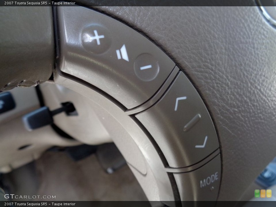 Taupe Interior Controls for the 2007 Toyota Sequoia SR5 #106235461