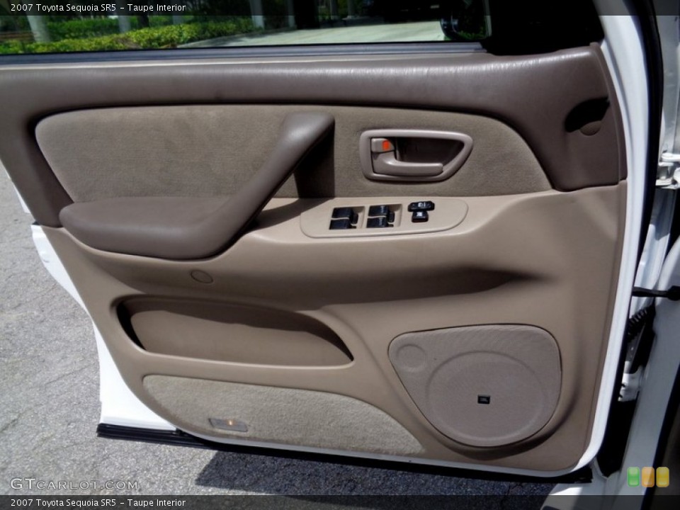 Taupe Interior Door Panel for the 2007 Toyota Sequoia SR5 #106235509