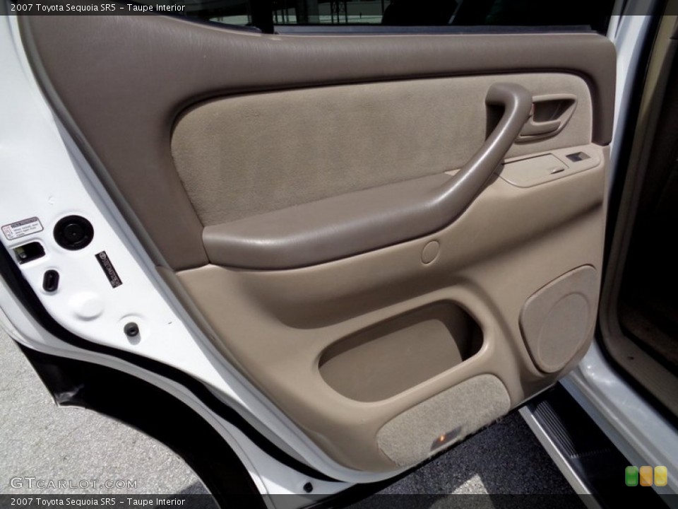 Taupe Interior Door Panel for the 2007 Toyota Sequoia SR5 #106235515