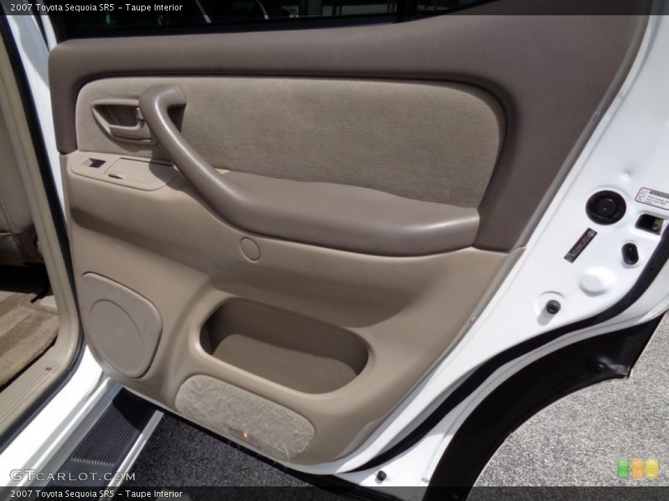 Taupe Interior Door Panel for the 2007 Toyota Sequoia SR5 #106235536