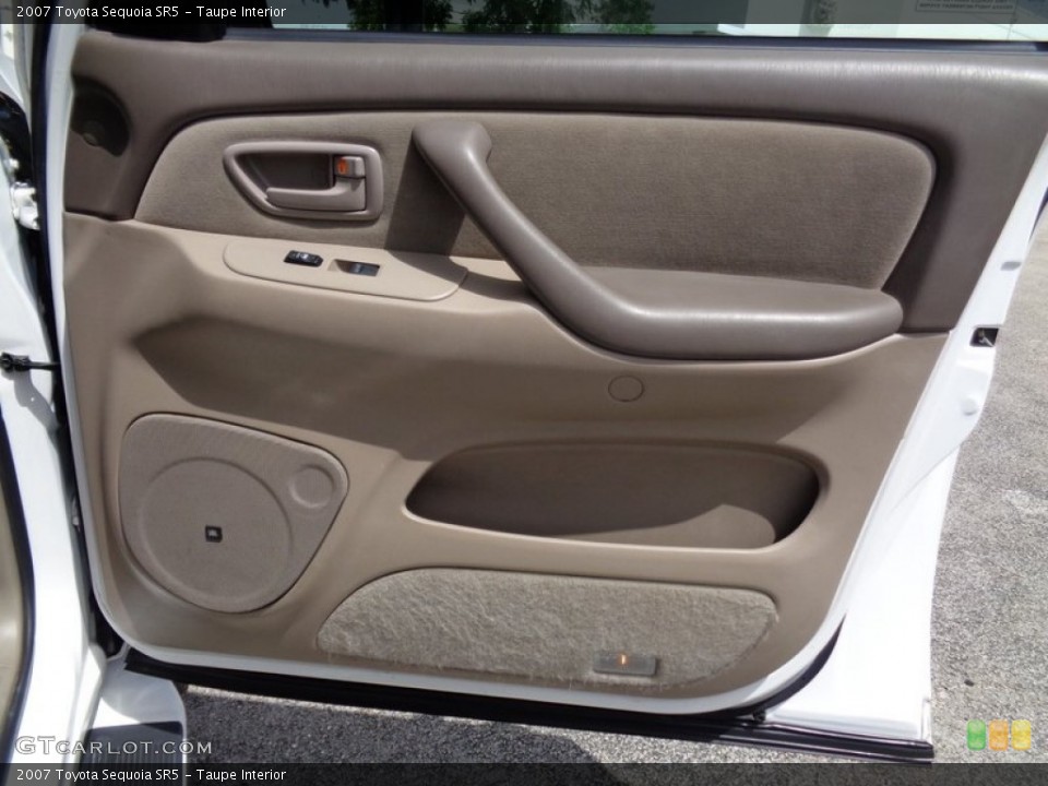 Taupe Interior Door Panel for the 2007 Toyota Sequoia SR5 #106235539