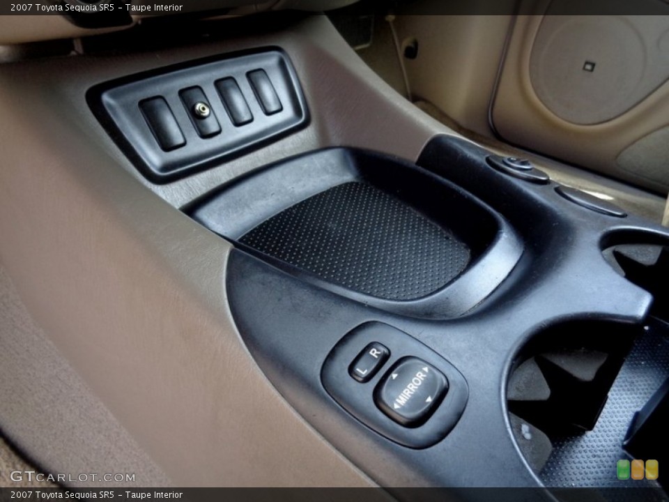 Taupe Interior Controls for the 2007 Toyota Sequoia SR5 #106235560