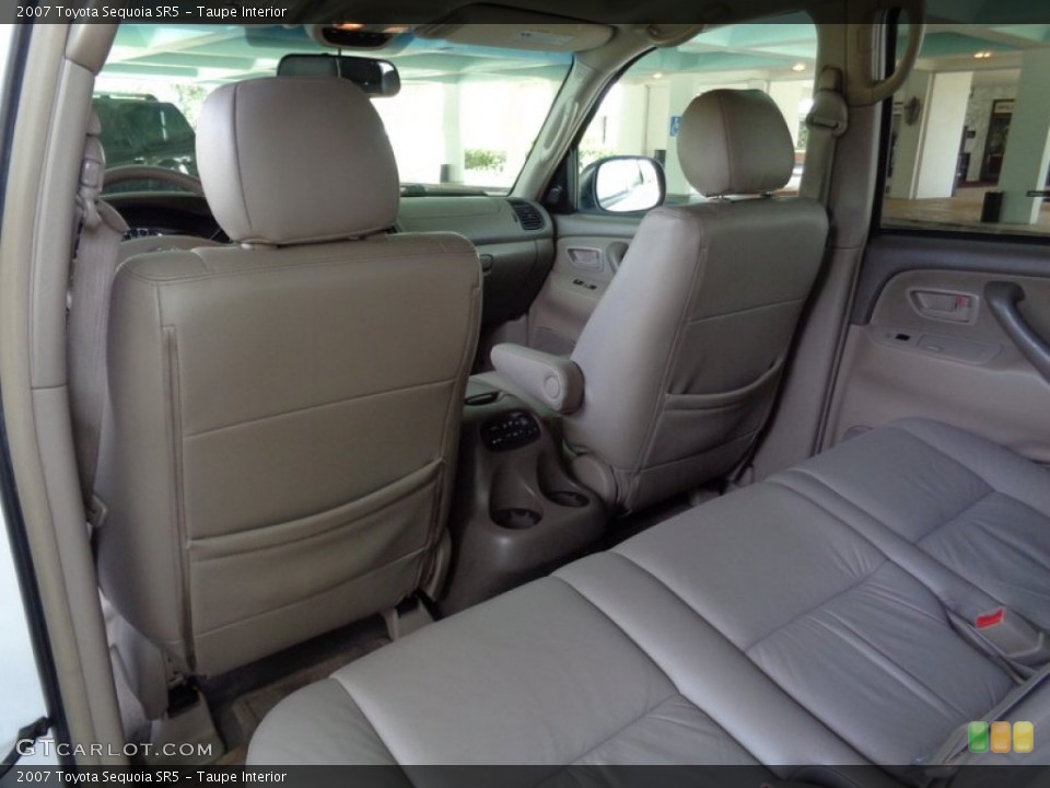 Taupe Interior Rear Seat for the 2007 Toyota Sequoia SR5 #106235572