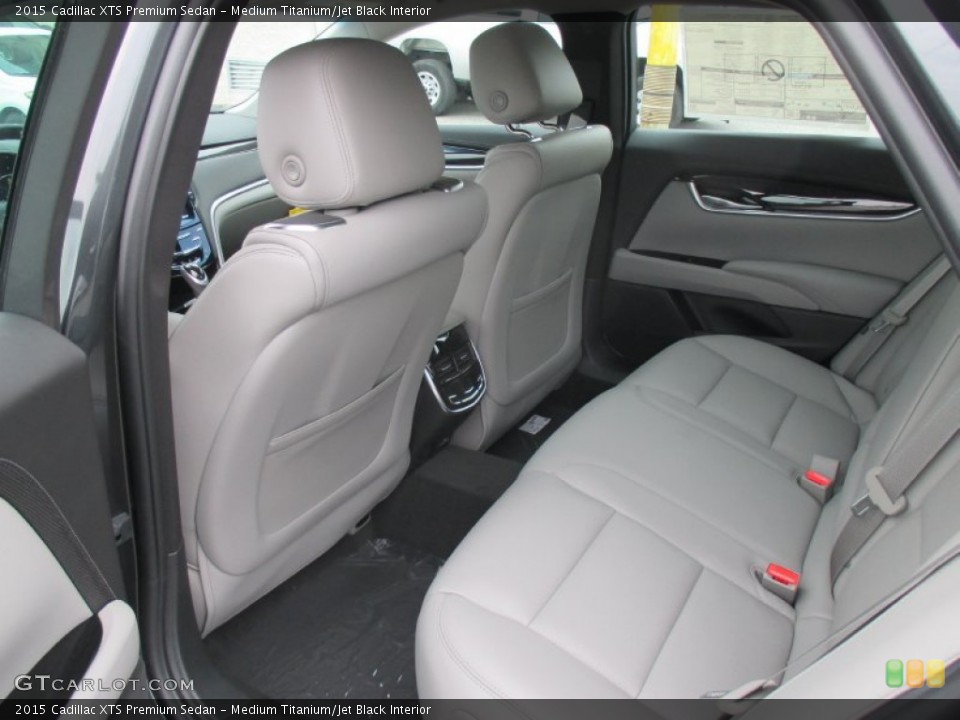 Medium Titanium/Jet Black Interior Rear Seat for the 2015 Cadillac XTS Premium Sedan #106237978