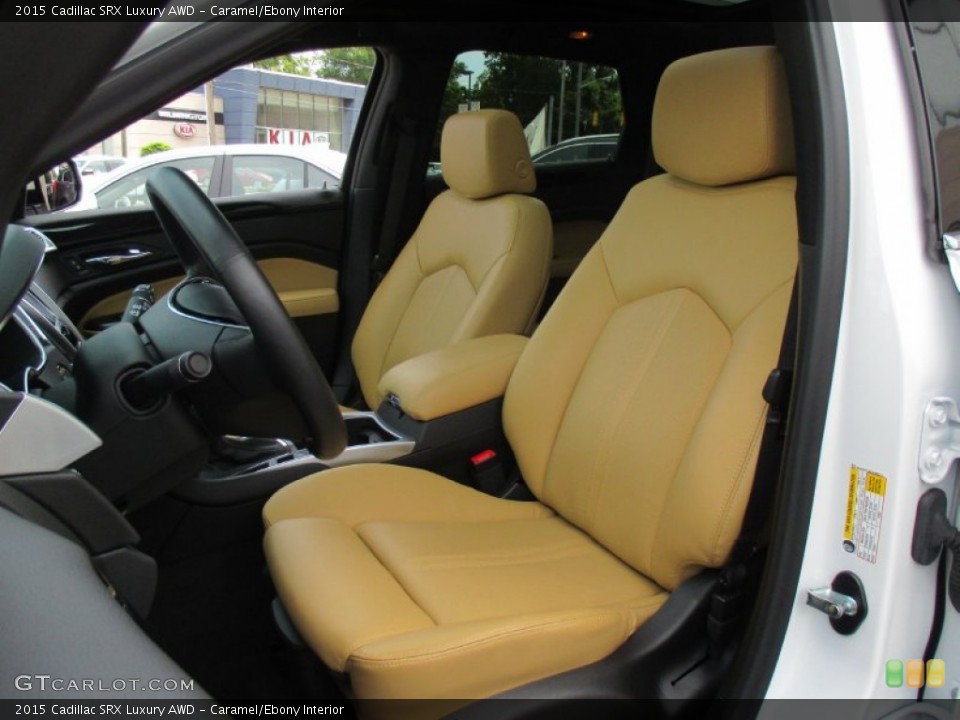 Caramel/Ebony Interior Front Seat for the 2015 Cadillac SRX Luxury AWD #106239448