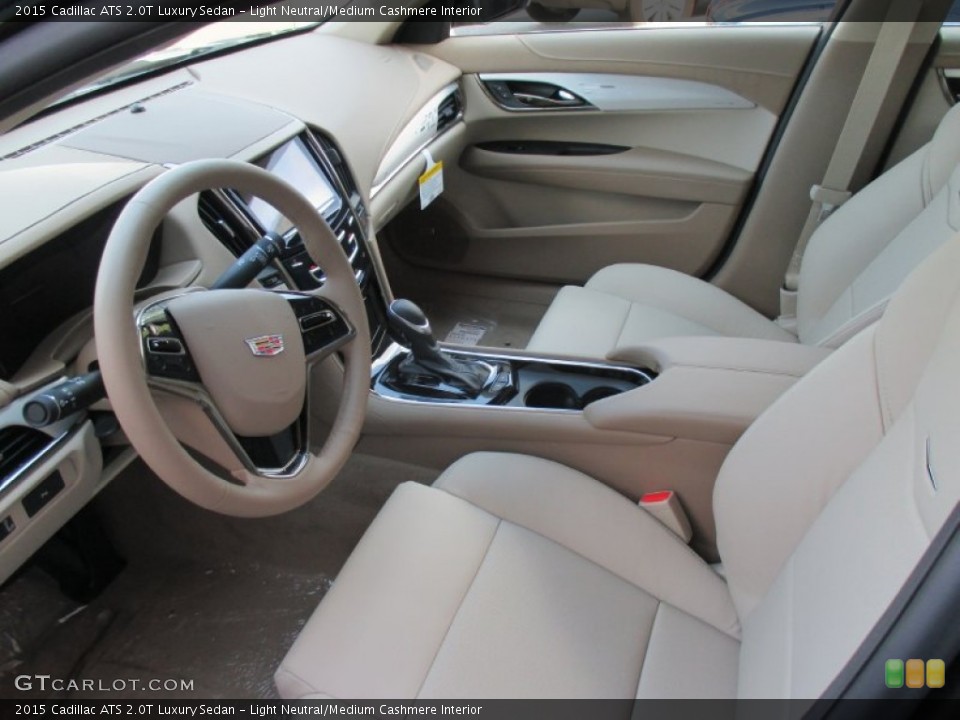 Light Neutral/Medium Cashmere Interior Photo for the 2015 Cadillac ATS 2.0T Luxury Sedan #106239856
