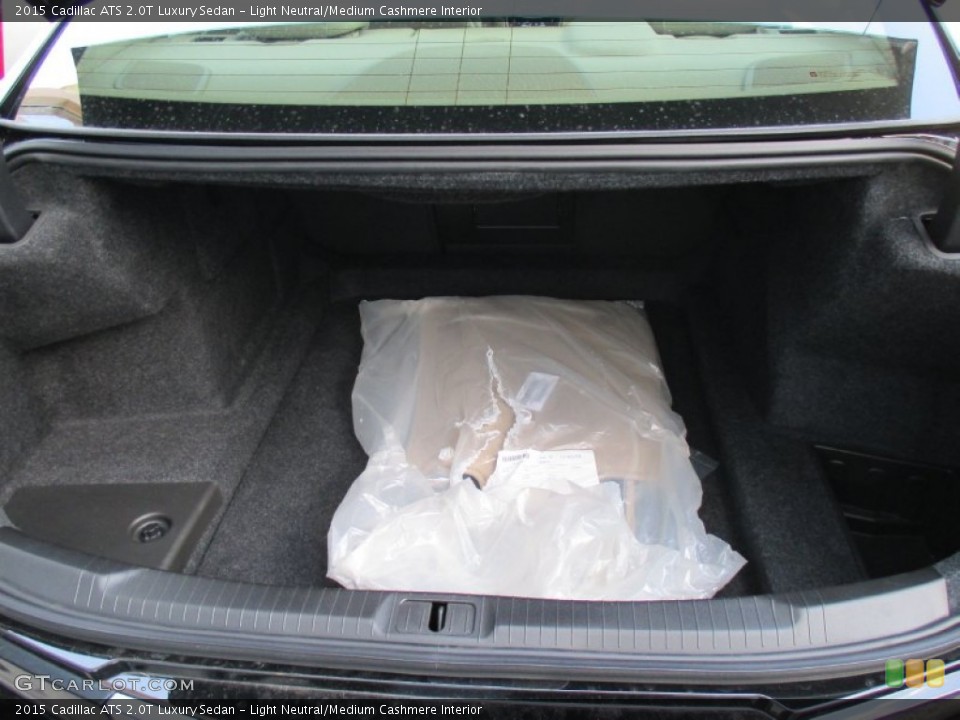 Light Neutral/Medium Cashmere Interior Trunk for the 2015 Cadillac ATS 2.0T Luxury Sedan #106240039