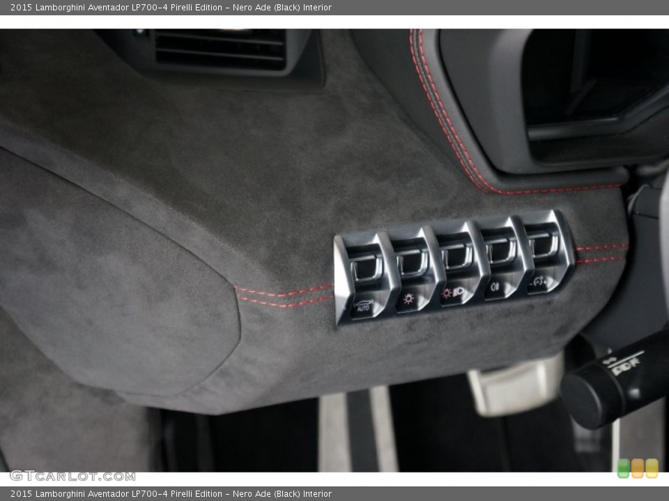 Nero Ade (Black) Interior Controls for the 2015 Lamborghini Aventador LP700-4 Pirelli Edition #106251262