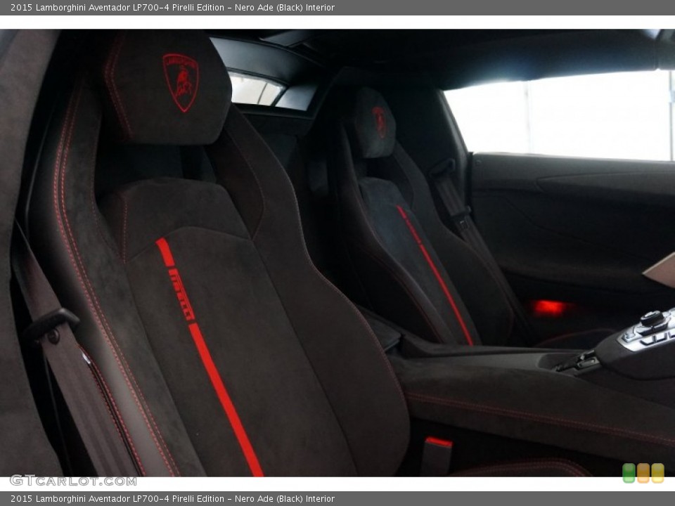 Nero Ade (Black) Interior Front Seat for the 2015 Lamborghini Aventador LP700-4 Pirelli Edition #106251414