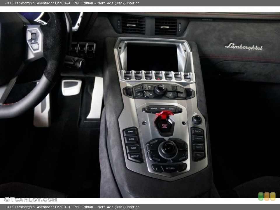 Nero Ade (Black) Interior Controls for the 2015 Lamborghini Aventador LP700-4 Pirelli Edition #106251486