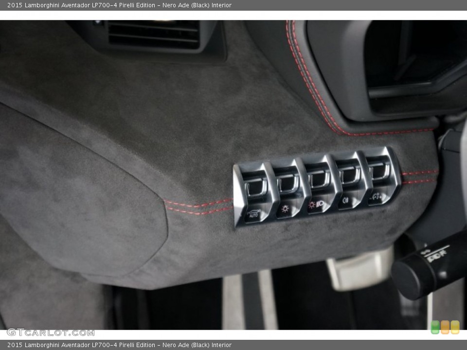 Nero Ade (Black) Interior Controls for the 2015 Lamborghini Aventador LP700-4 Pirelli Edition #106251536