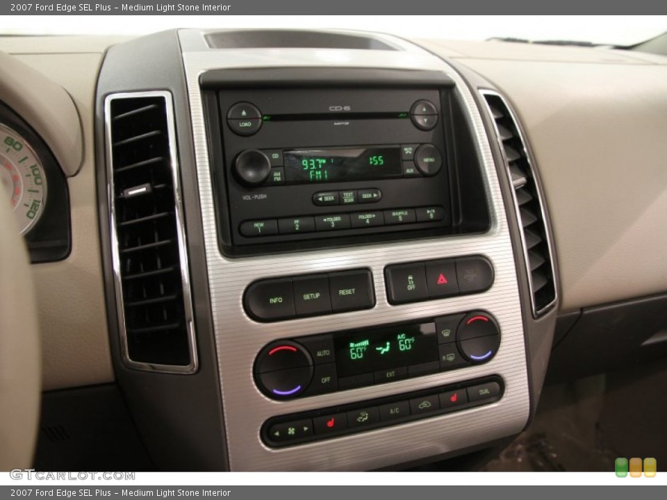 Medium Light Stone Interior Controls for the 2007 Ford Edge SEL Plus #106252317