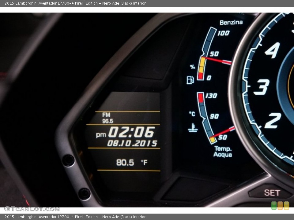 Nero Ade (Black) Interior Gauges for the 2015 Lamborghini Aventador LP700-4 Pirelli Edition #106252458