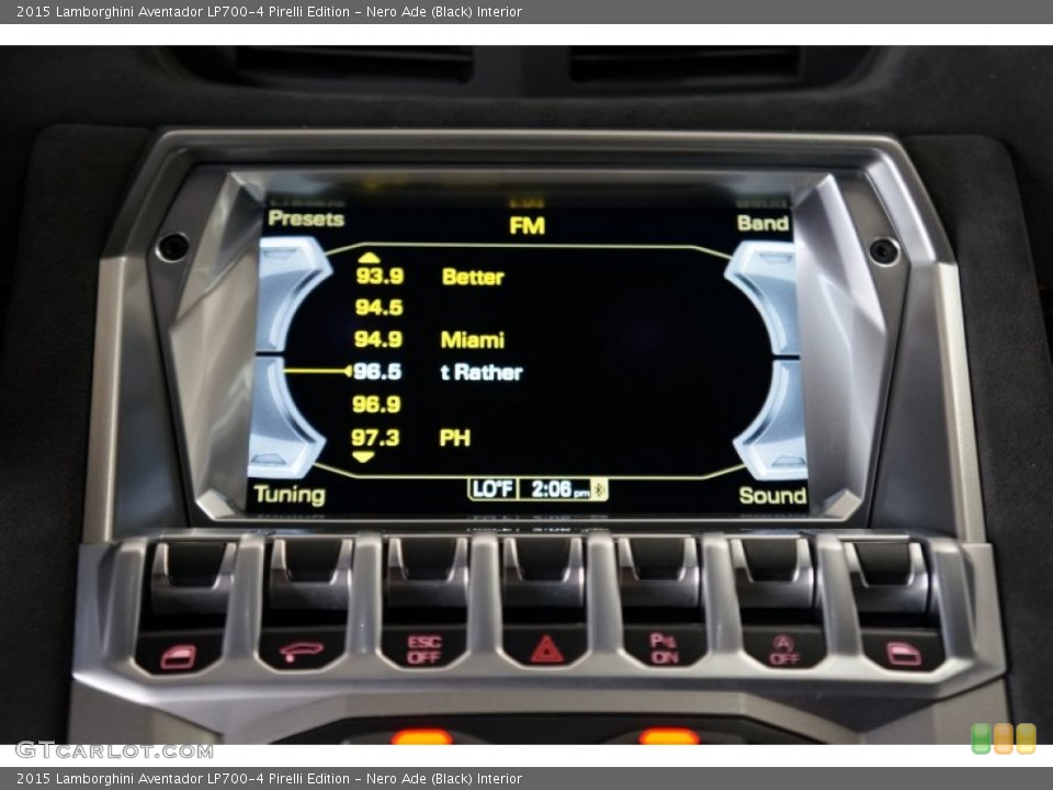 Nero Ade (Black) Interior Audio System for the 2015 Lamborghini Aventador LP700-4 Pirelli Edition #106252479