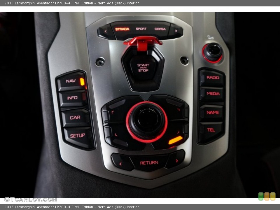 Nero Ade (Black) Interior Controls for the 2015 Lamborghini Aventador LP700-4 Pirelli Edition #106252569