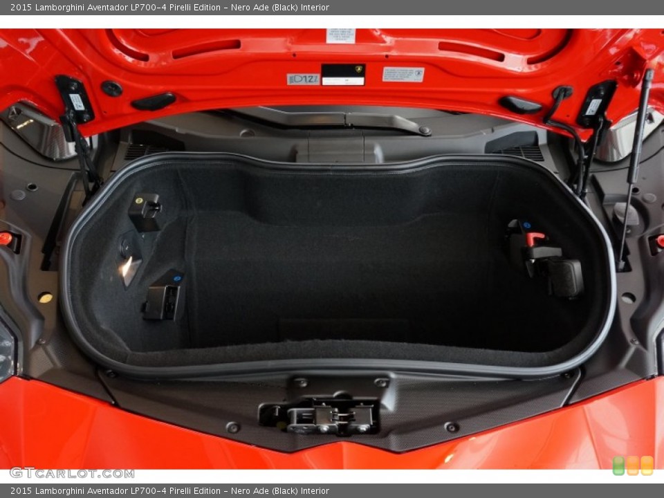Nero Ade (Black) Interior Trunk for the 2015 Lamborghini Aventador LP700-4 Pirelli Edition #106252740