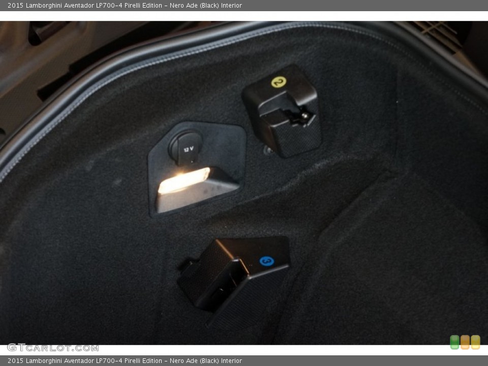 Nero Ade (Black) Interior Trunk for the 2015 Lamborghini Aventador LP700-4 Pirelli Edition #106252761