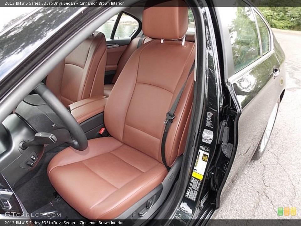 Cinnamon Brown Interior Front Seat for the 2013 BMW 5 Series 535i xDrive Sedan #106257015