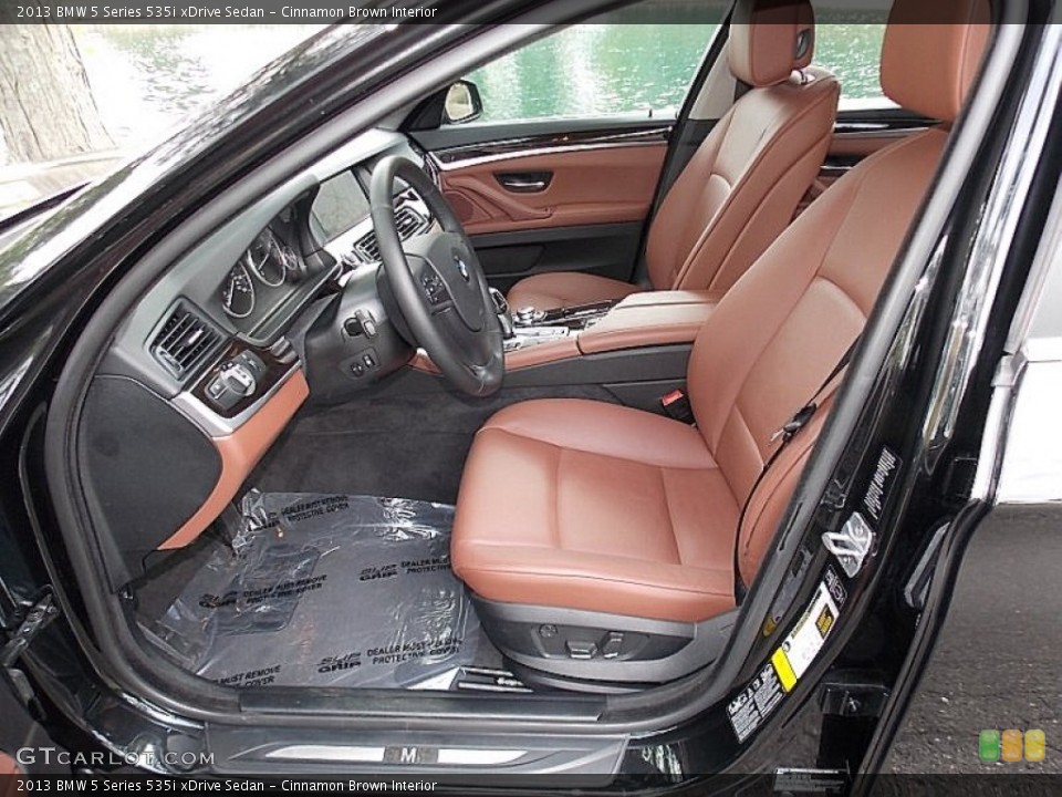 Cinnamon Brown Interior Front Seat for the 2013 BMW 5 Series 535i xDrive Sedan #106257039