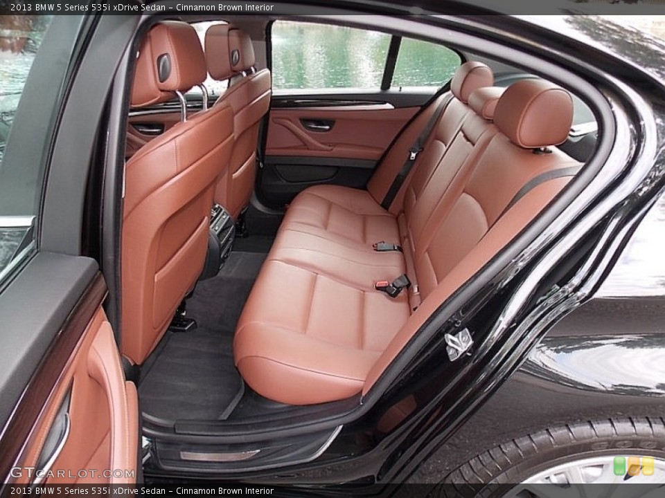 Cinnamon Brown Interior Rear Seat for the 2013 BMW 5 Series 535i xDrive Sedan #106257162