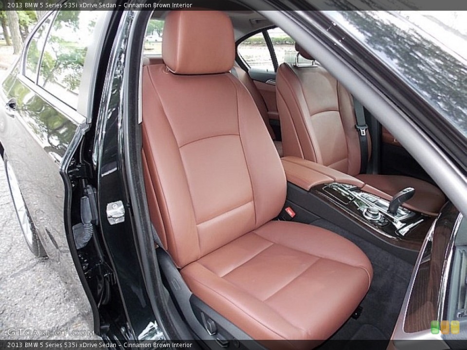 Cinnamon Brown Interior Front Seat for the 2013 BMW 5 Series 535i xDrive Sedan #106257198