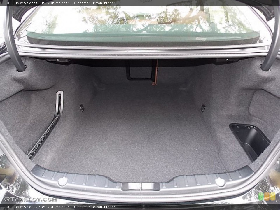 Cinnamon Brown Interior Trunk for the 2013 BMW 5 Series 535i xDrive Sedan #106257312