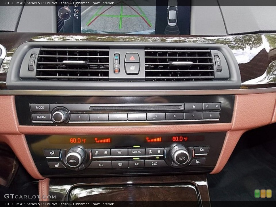 Cinnamon Brown Interior Controls for the 2013 BMW 5 Series 535i xDrive Sedan #106257471