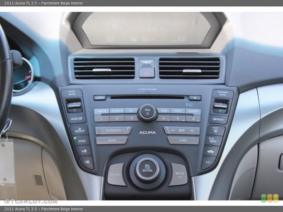 Parchment Beige Interior Controls for the 2011 Acura TL 3.5 #106258278