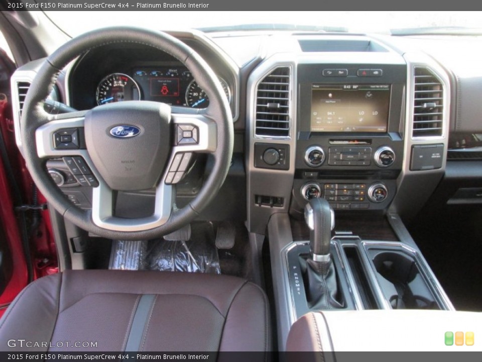 Platinum Brunello Interior Dashboard for the 2015 Ford F150 Platinum SuperCrew 4x4 #106261311
